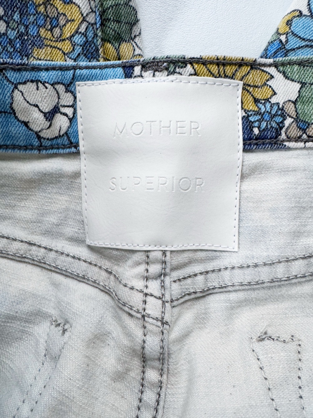 MOTHER The Rambler Zip Ankle Jeans in Dirtbike Floral | 27 - Picture 7 of 11